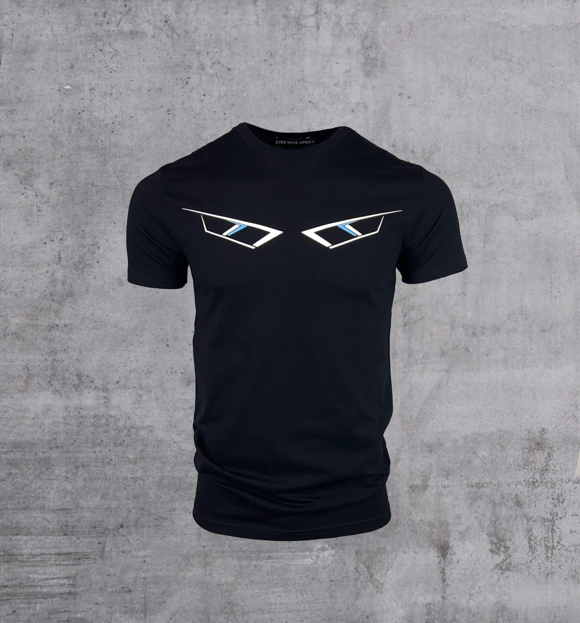 Blue v4 Premium T (Black) – EWO clothing