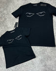Children’s v3 Triple Black Reflective Snake T-shirt