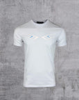 Children’s v4 Blue Reflective T-shirt (White)
