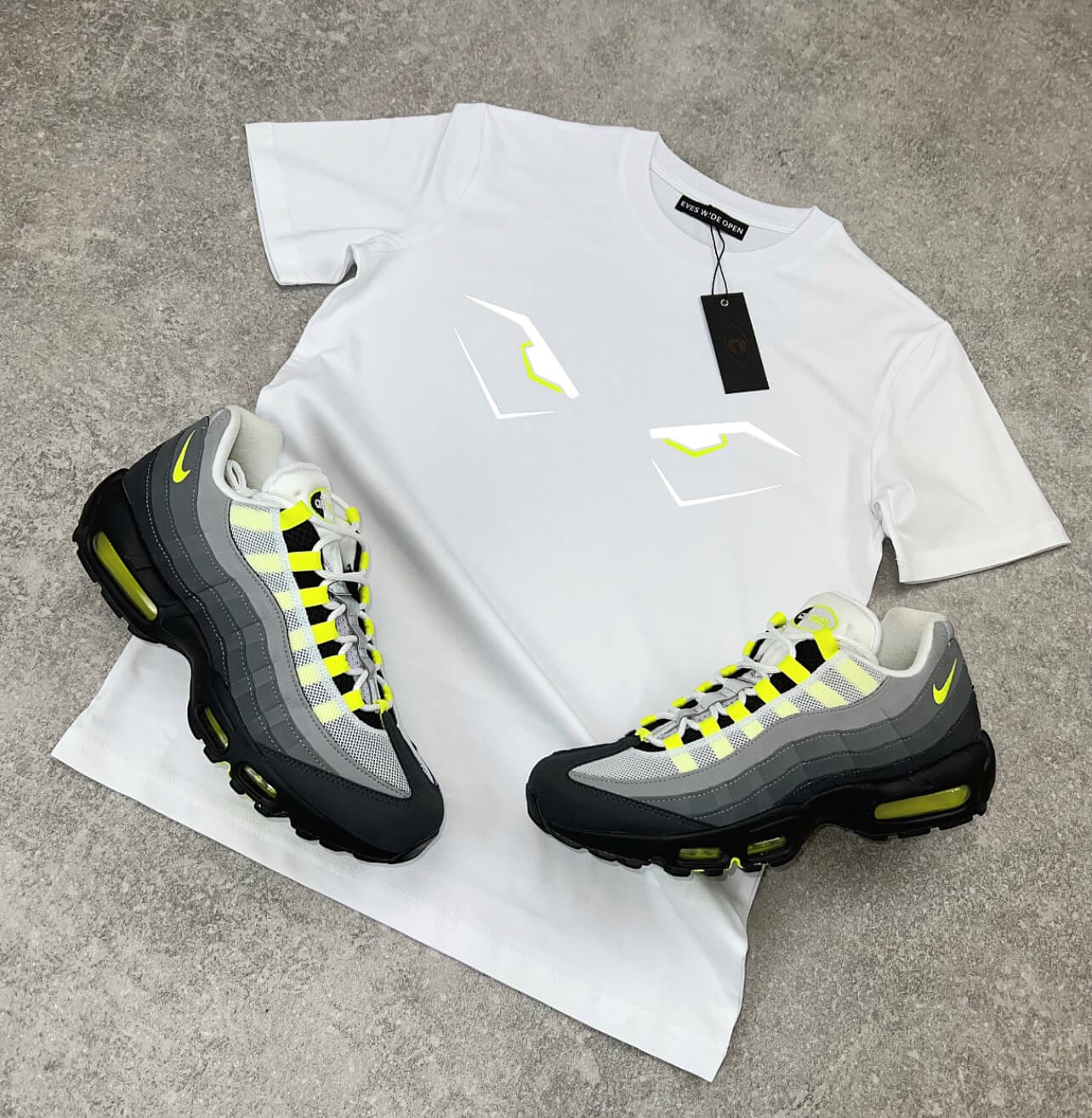 Lime green 2024 air max shirt