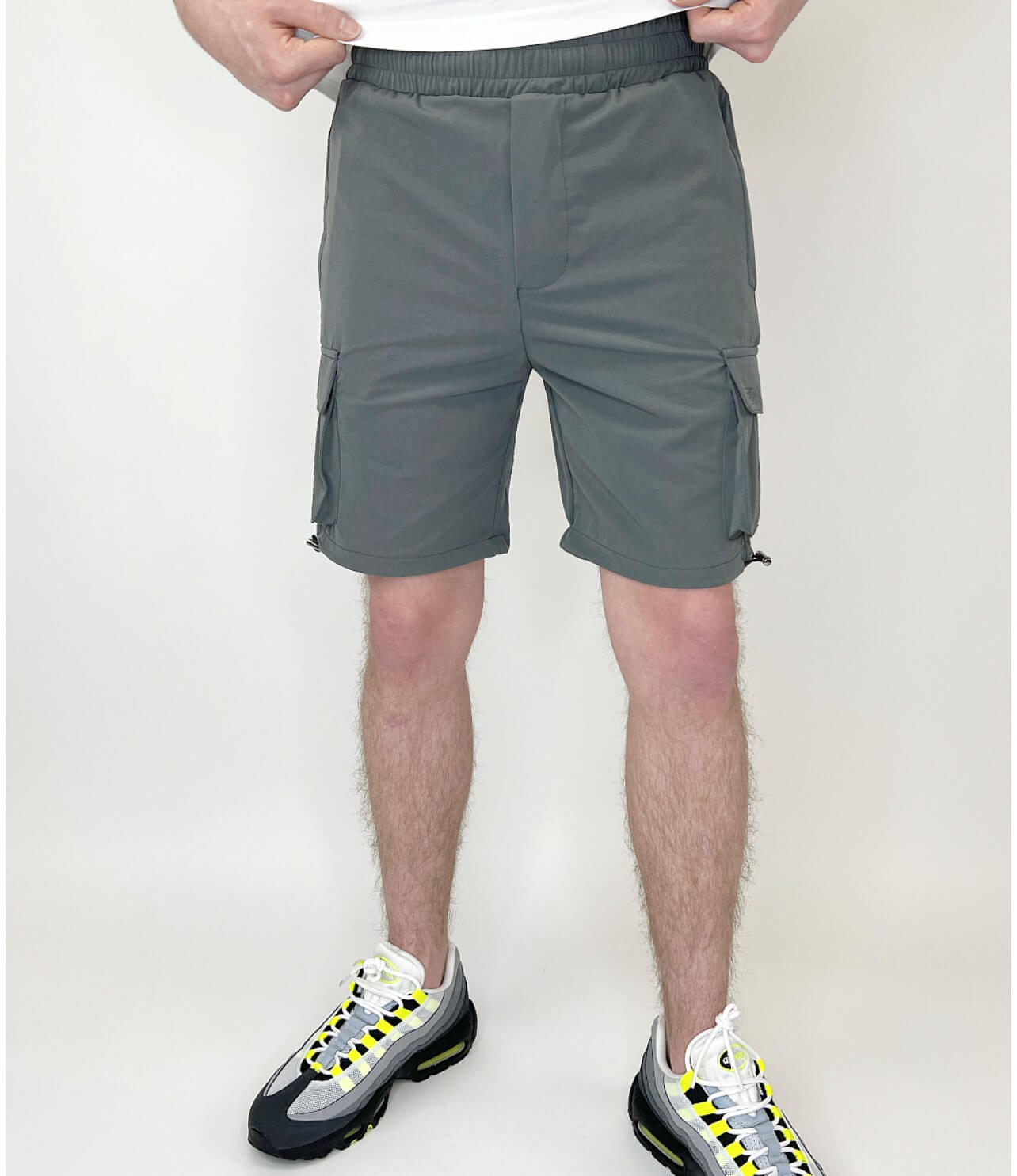 Tech Cargo Shorts (Grey)