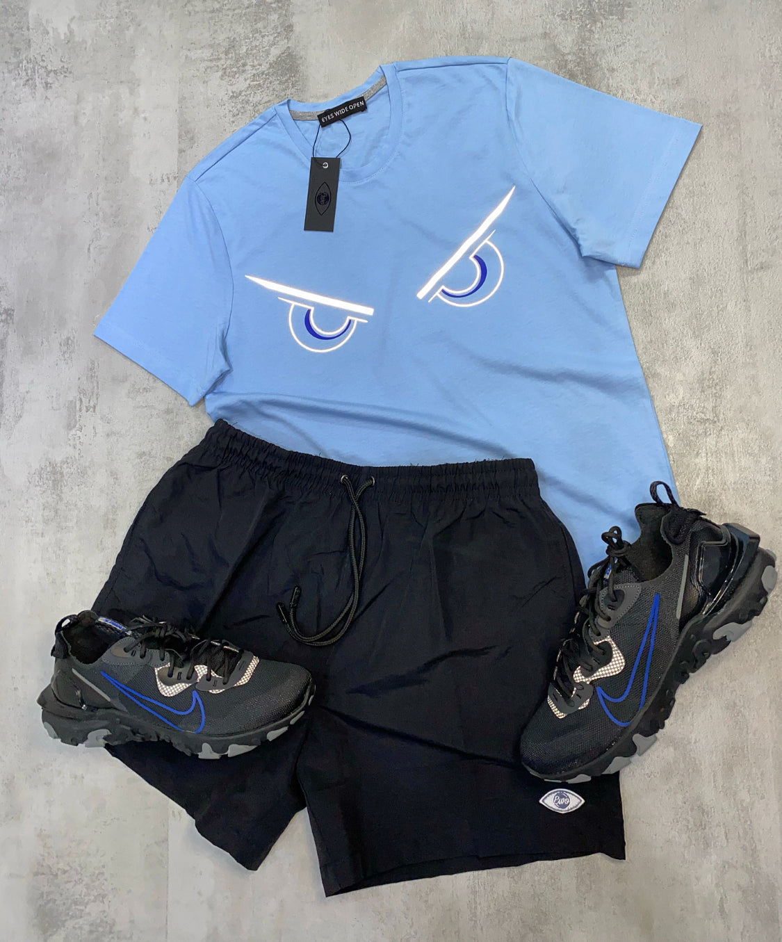 Fendi shorts and t hotsell shirt set