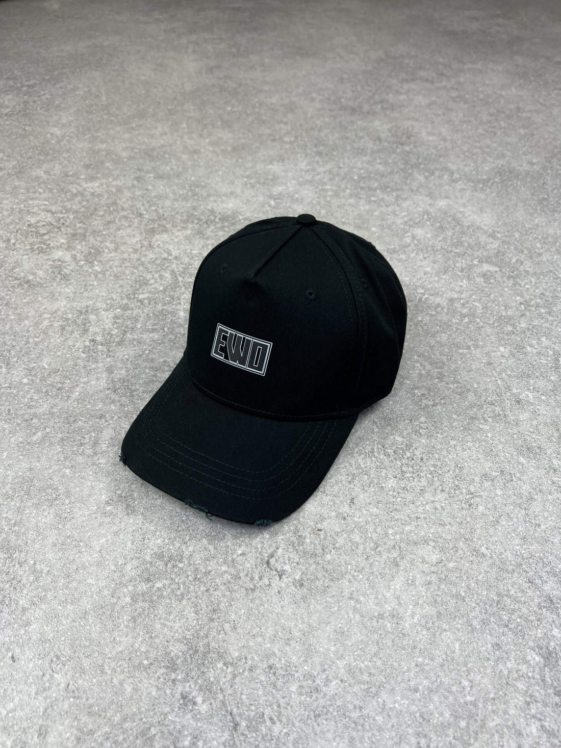 EWO Distressed Cap (Black)