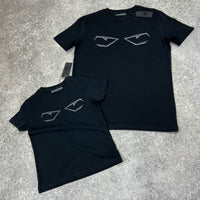 v3 Triple Black Reflective Snake Grey Label T-shirt