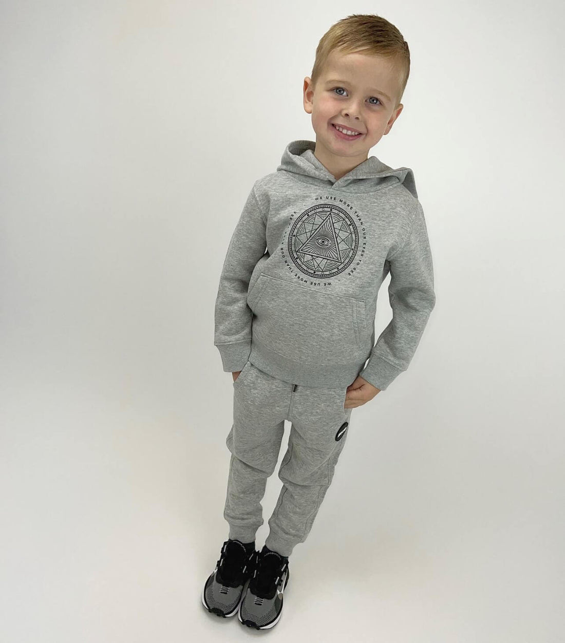 Children’s Third Eye Tracksuit Hoodie (Grey)