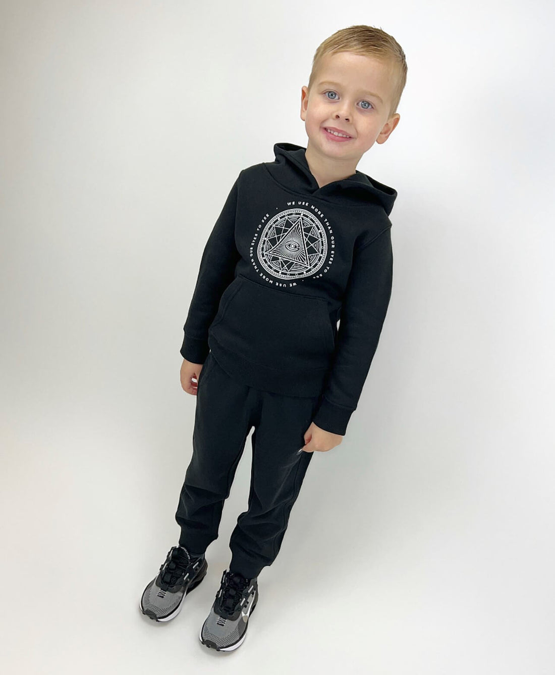 Children’s Third Eye Tracksuit Hoodie (Black)