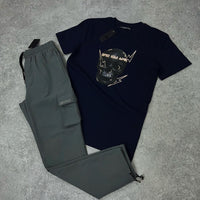 Reflective Rocker Grey Label T-shirt (Navy)