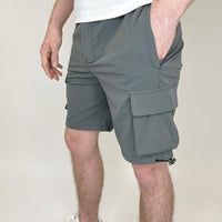 Tech Cargo Shorts (Grey)
