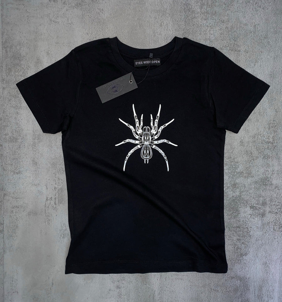 Children’s spider v2 T-shirt (Black)