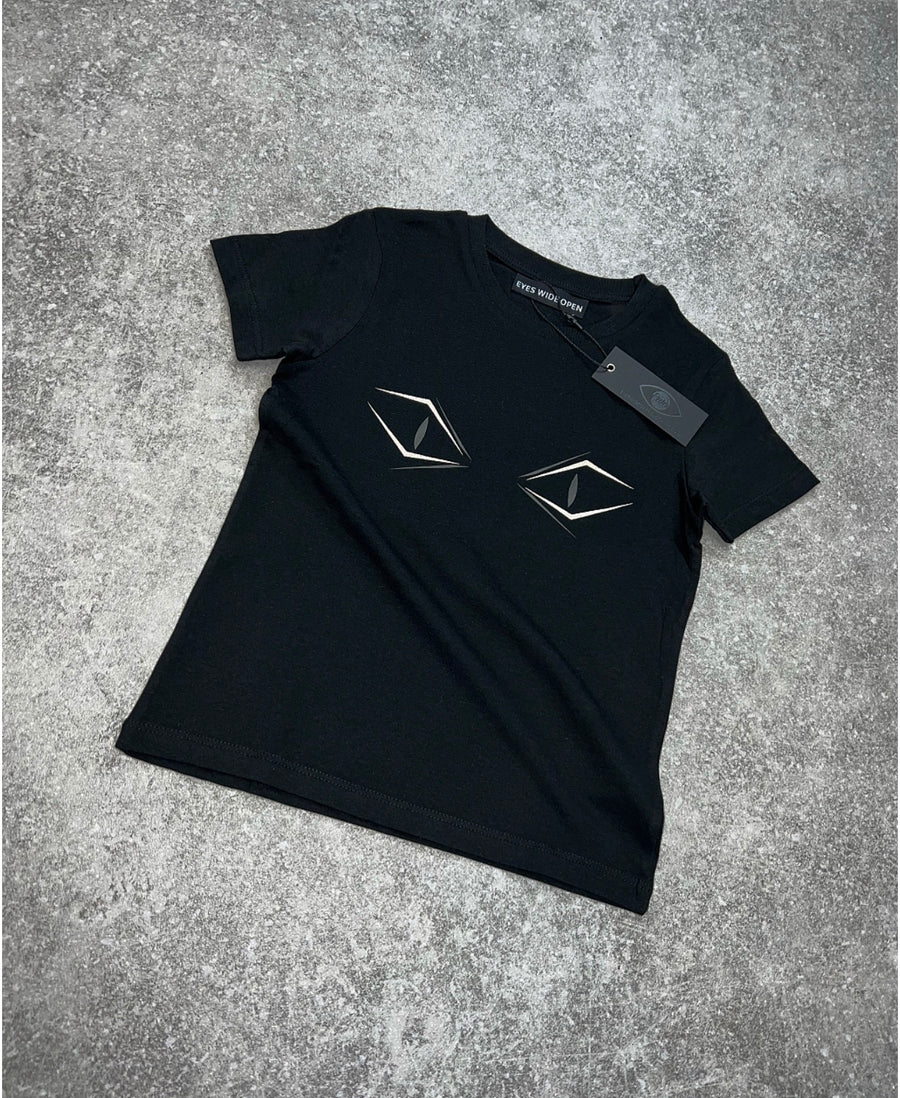 Children’s Triple Black Reflective Snake T-shirt