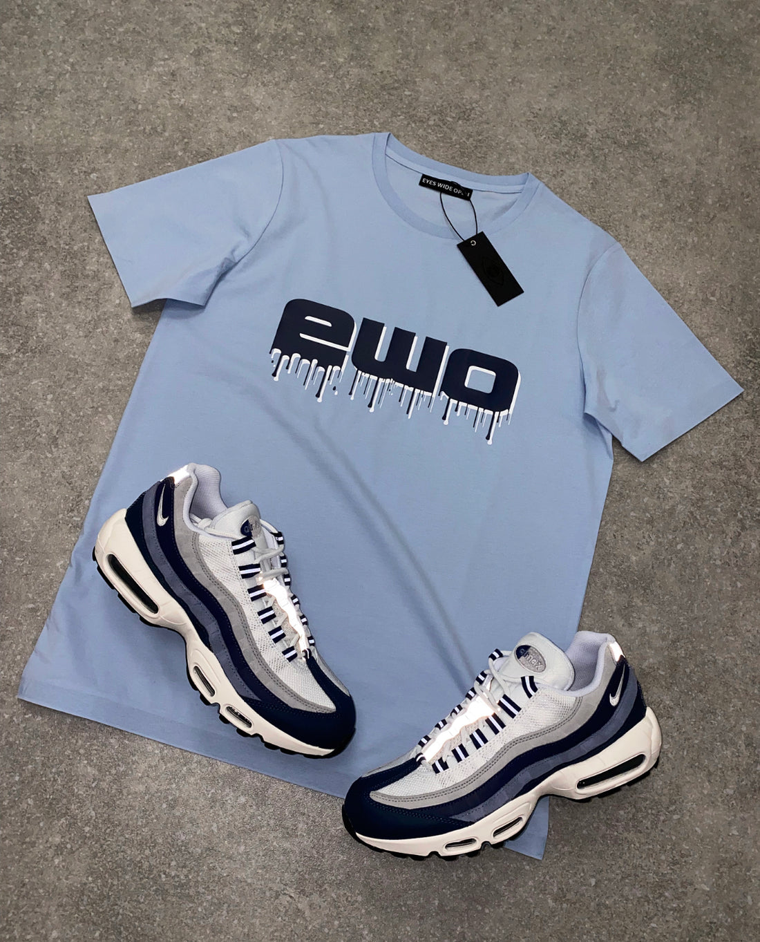 EWO Drip Grey Label TShirt (sky blue)